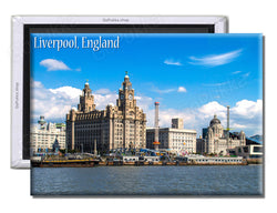 Liverpool River UK England City - Souvenir Fridge Magnet