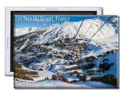 Les Arcs Ski Resort France - Souvenir Fridge Magnet