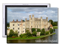 Leeds Castle England UK - Souvenir Fridge Magnet