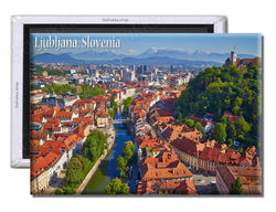 Ljubljana Slovenia - Souvenir Fridge Magnet