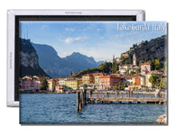 Lake Garda Italy Coast Mountains - Souvenir Fridge Magnet