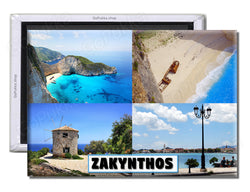 Zakynthos Island / Greek Island – Souvenir Fridge Magnet