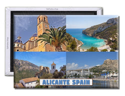 Alicante Spain - Souvenir Fridge Magnet