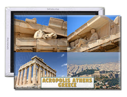 Acropolis Athens Greece - Souvenir Fridge Magnet