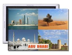 Abu Dhabi United Arab Emirates - Souvenir Fridge Magnet