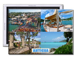 Antigua Caribbean - Souvenir Fridge Magnet