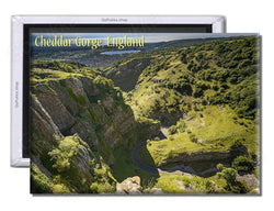Cheddar Gorge Somerset England UK Top View - Souvenir Fridge Magnet