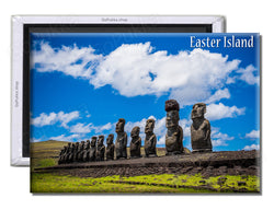 Easter Island Stone - Souvenir Fridge Magnet
