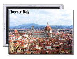 Florence Italy Roof Top View - Souvenir Fridge Magnet