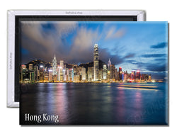 Hong Kong City Sea / Coast View - Souvenir Fridge Magnet