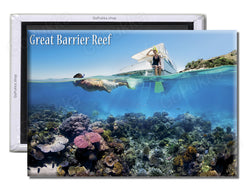 The Great Barrier Reef Australia - Souvenir Fridge Magnet