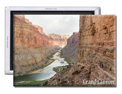 Grand Canyon USA Colorado River - Souvenir Fridge Magnet