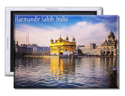 Harmandir Sahib / The Golden Temple India - Souvenir Fridge Magnet