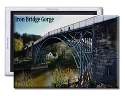 Iron Bridge Gorge England UK - Souvenir Fridge Magnet
