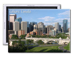 Calgary Canada City View - Souvenir Fridge Magnet