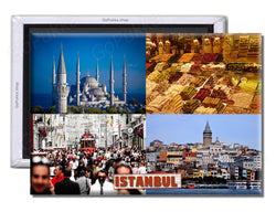 Istanbul Turkey - Souvenir Fridge Magnet