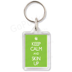 Keep Calm And Skin Up  – Keyring