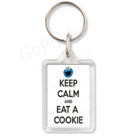 Keep Calm And Eat A Cookie - Keyring