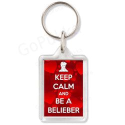Keep Calm And Be A Belieber – Keyring