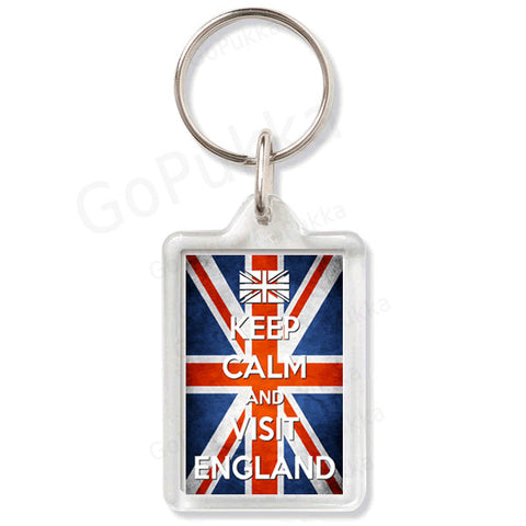 Keep Calm And Visit England – Keyring