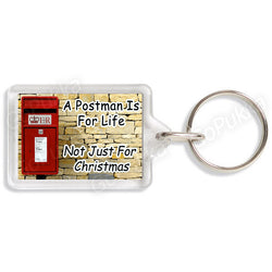 A Postman Is For Life!.. Not Just For Christmas – Christmas Keyring
