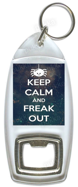 Keep Calm And Freak Out – Bottle Opener Keyring