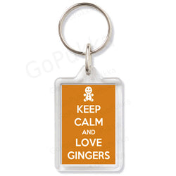 Keep Calm And Love Gingers – Keyring