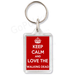 Keep Calm And Love The Walking Dead (Red)  – Keyring
