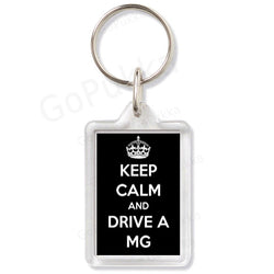keep Calm And Drive A MG – Keyring