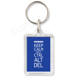 Keep Calm And Press CTRL ALT DEL – Keyring