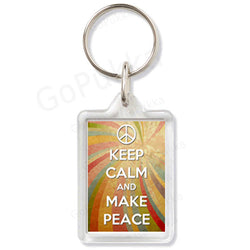 Keep Calm And Make Peace – Keyring