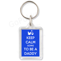 Keep Calm Going To Be A Daddy (Stalk) – Keyring