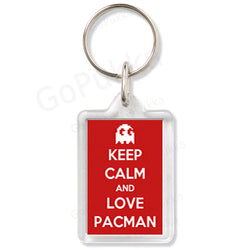 Keep Calm And Love Pacman – Arcade Keyring