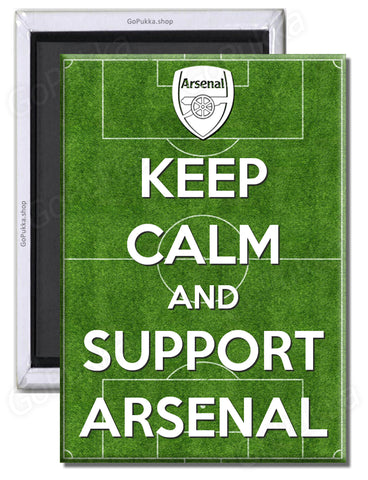 Keep Calm And Support Arsenal  – Fridge Magnet