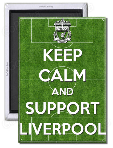 Keep Calm And Support Liverpool – Fridge Magnet