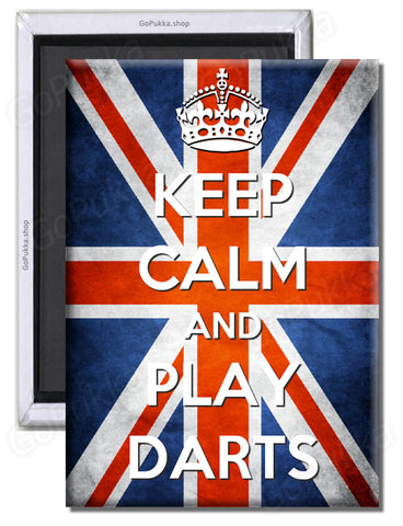 Keep Calm And Play Darts – Fridge Magnet