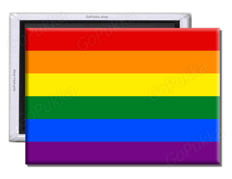 Gay Pride Rainbow LGBT Flag – Fridge Magnet