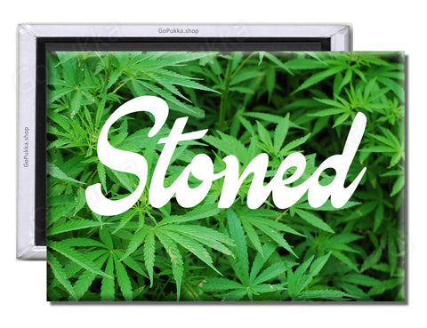 Stoned / Weed Cannabis – Stoner Fridge Magnet