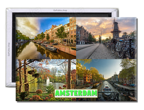 Amsterdam / Netherlands – Souvenir Fridge Magnet