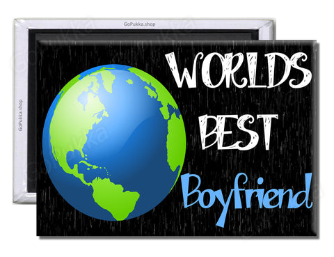 Worlds Best Boyfriend – Valentines Day Fridge Magnet