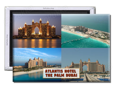 Atlantis Hotel The Palm Dubai - Souvenir Fridge Magnet