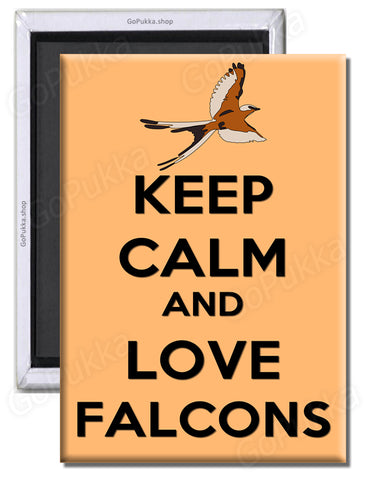 Keep Calm And Love Falcons - Fridge Magnet