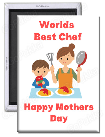 Worlds Best Chef – Mothers Day Fridge Magnet