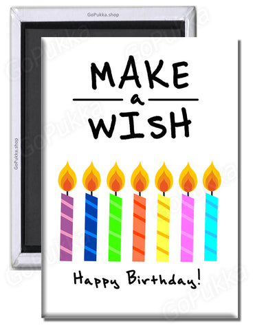 Make A Wish – Birthday Fridge Magnet