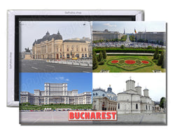 Bucharest Romania - Souvenir Fridge Magnet