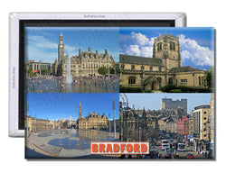 Bradford England UK - Souvenir Fridge Magnet