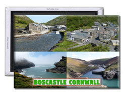 Boscastle Cornwall England UK - Souvenir Fridge Magnet