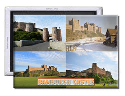 Bamburgh Castle England UK - Souvenir Fridge Magnet