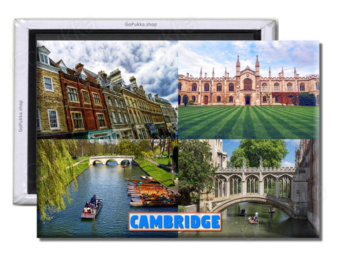 Cambridge England UK - Souvenir Fridge Magnet