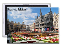 Brussels Belgium - Souvenir Fridge Magnet